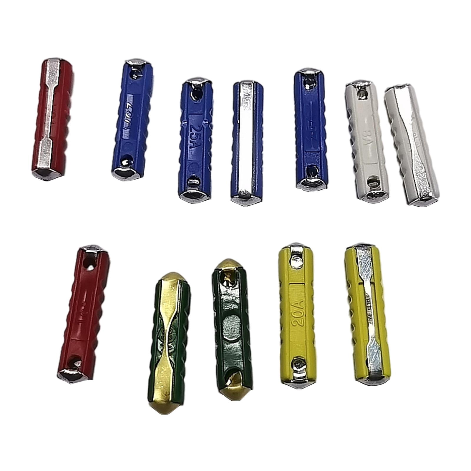Horizontal Fuse Wzmzjy 12 Pieces Car Horizontal Fuse Set GBC European Style Fuse for ...
