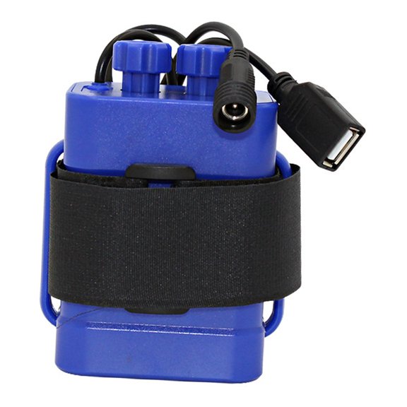 Wzmzjy 1865 Battery Charger Charger Multi Safety Protection with Fixed Strap USB Charg Blue