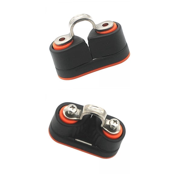 Wzmzjy 2 Pack Durable Boat Cam Cleats Fast Entry with Fairlead Rope Wear-resistance