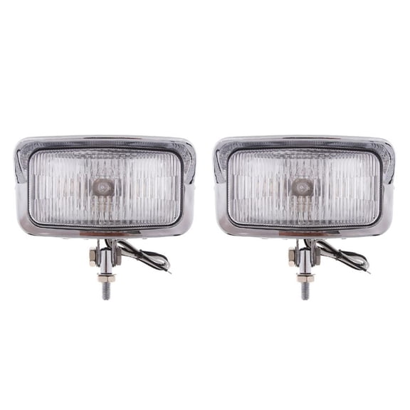 Wzmzjy 2 Pieces 55W Super Bright Universal Motorcycle Rectangle Headlights for HONDA