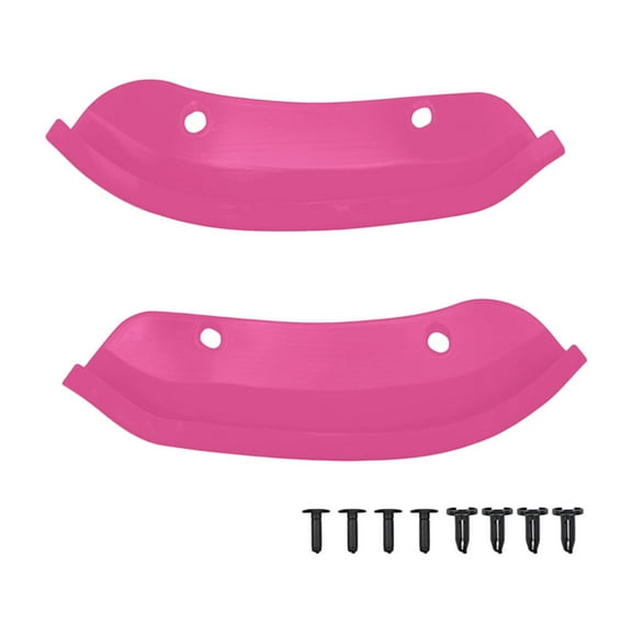 Wzmzjy 2 Pieces Front Bumpers Lip Spoiler Splitter Protection Easy Installation Replace pink