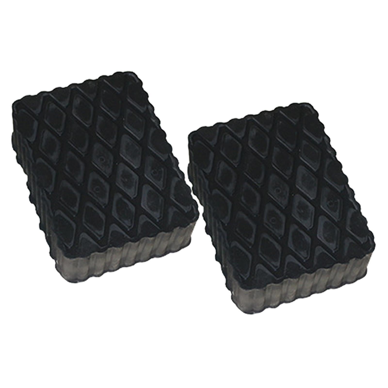 Wzmzjy 2 Pieces Generic Car Jack Pads Rubber Mats Thickened Auto Lift Supports Car Lift 12x8x4cm