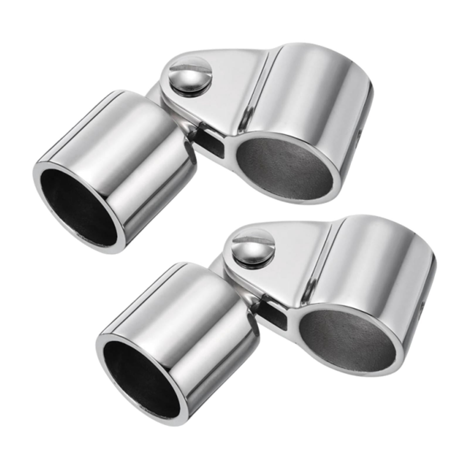 GaiRen Bimini Top End Caps & Jaw Slides - 316 Stainless Steel, Fits 7/8" OD Tubing (2 Pairs)
