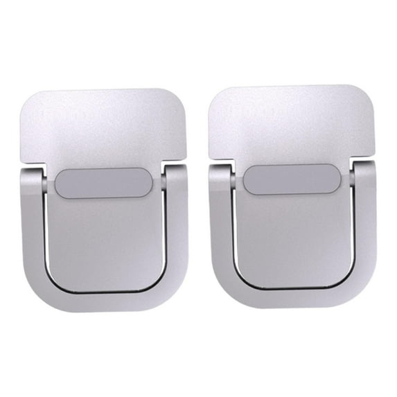 Wzmzjy 2 Pieces Stand Keyboard Riser Foldable Good Heat Dissipation Lightweight Desktop Silver