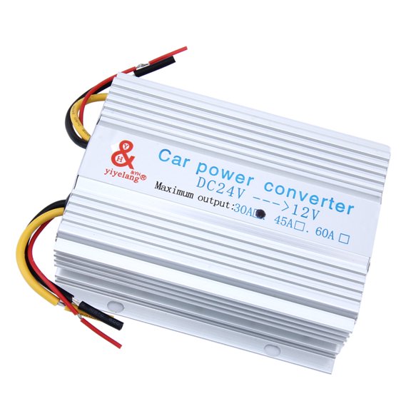 Wzmzjy 24V To 12V 30A Converter Regulator Power Inverter Adapter 13V-40V Input for Car