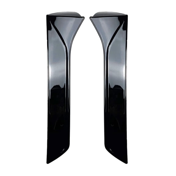 Wzmzjy 2Pcs Car Window Spoiler Rear Wing Side Edge Rear for Seat Leon 5F FR Black Gloss Black