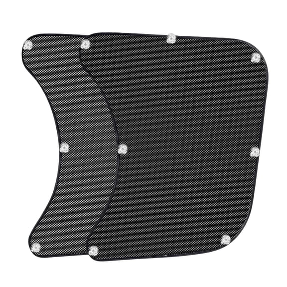 Wzmzjy 2Pcs Generic RV Truck Side Window Sun Shades 6x55cm Sun Shield Black Vehicle