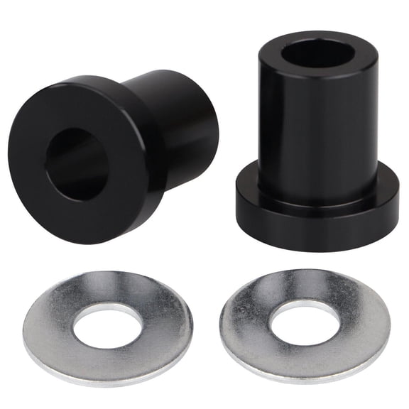 Wzmzjy 2Pcs Handlebar Riser Bushings Parts for Harley Davidson Flde Deluxe 107 Black