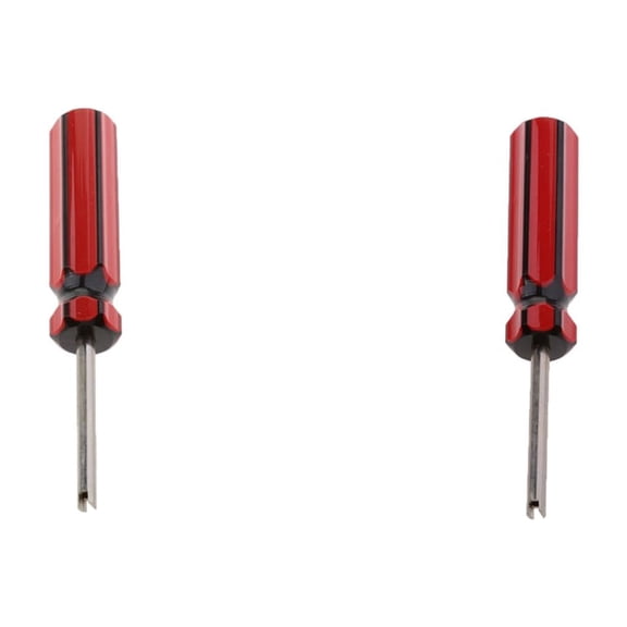 Wzmzjy 2pcs Car Truck Bike Screwdriver Tire Valve Stem Core Repair Install Tool Kit