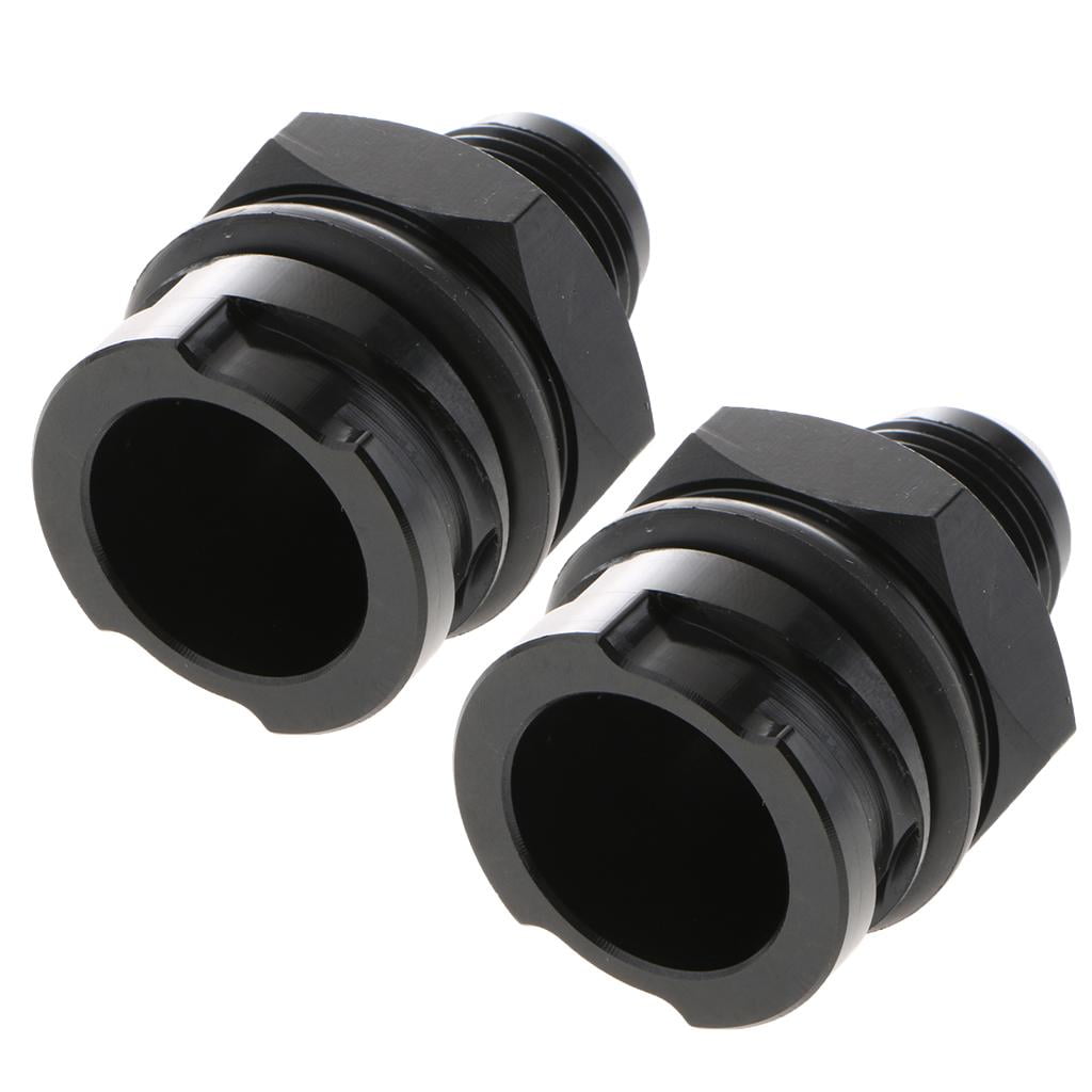 Wzmzjy 2x Billet Black Valve Cover Oil Cap Breather AN10 for LS1/LS6 ...