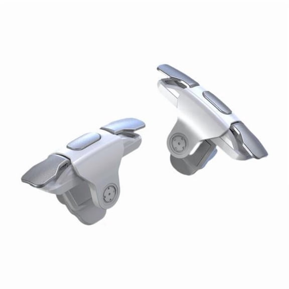 Wzmzjy 2xMobile Trigger Premium Gaming Trigger for Game Lovers Men Women Gaming White 2 Pcs