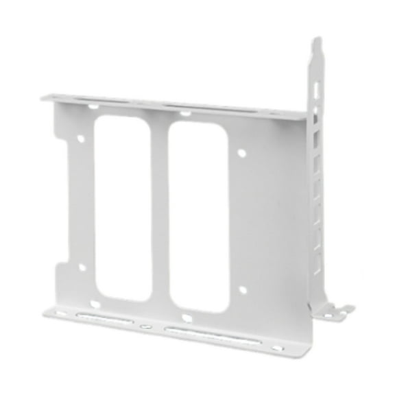 Wzmzjy 3.5 inch Hard Drive Mount Hard Drive Tray Computer HDD Bay Sturdy Metal Dual SSD White