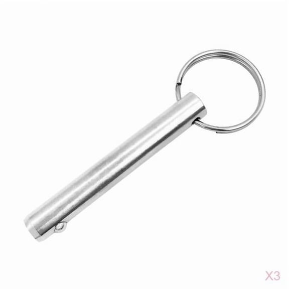 Wzmzjy 3 Pieces Stainless Steel Socket Pin With Ring Ball Retainer For Boat Bimini Top