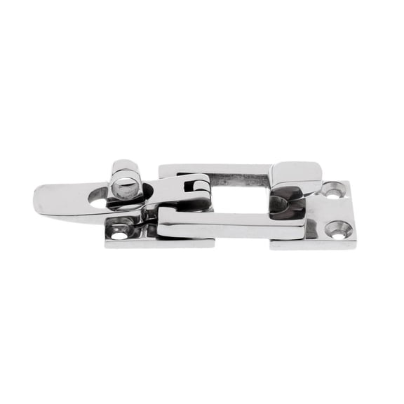 Wzmzjy 316 Stainless Steel Lockable Latch Marine Boat Door Lock Latch Catch Anti-Rattle