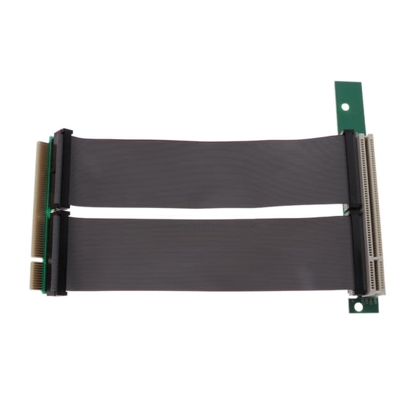 Wzmzjy 32-bit Riser Card PCI Extender Adapter Card Flexible Cables Extension 66MB/sec