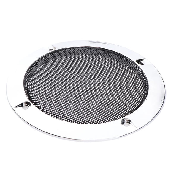 Wzmzjy 4 Inch Speaker Cover Metal Mesh Grille Protection Decorative Circle for Home Car