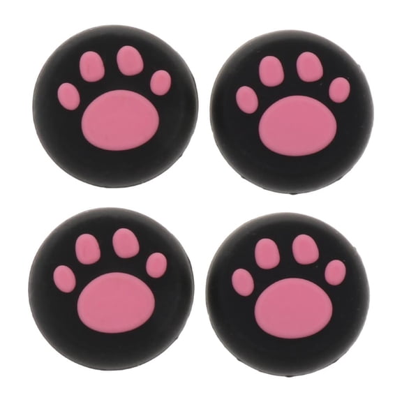 Wzmzjy 4 Pack Pink Cute Cat Claws Shaped Stick Caps Cover Silicone for PSV1000 2000