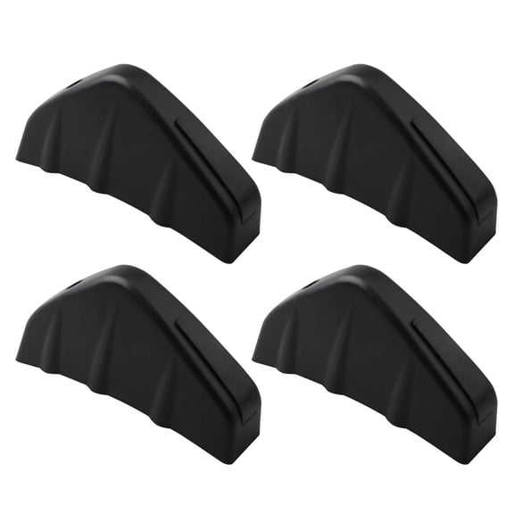 Wzmzjy 4PCS Rear Bumper Diffuser Universal Car Fender Skirt Lip Splitter (Black Color),