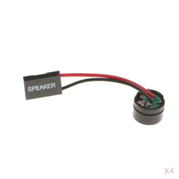 Wzmzjy 4pcs Copper PC Motherboard Internal Speaker Buzzer Beeper For Desktop/Computers