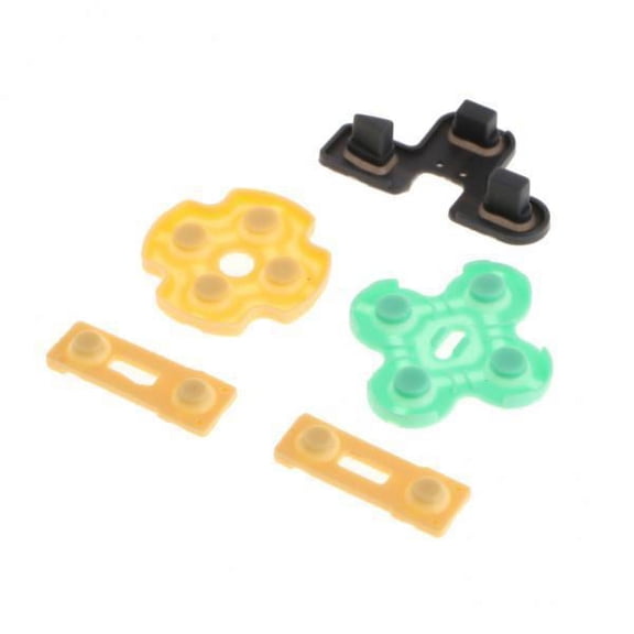 Wzmzjy 4x 5Pack Conductive Rubber Pad for PS2 Controller Main Button Key Touch Set Kit