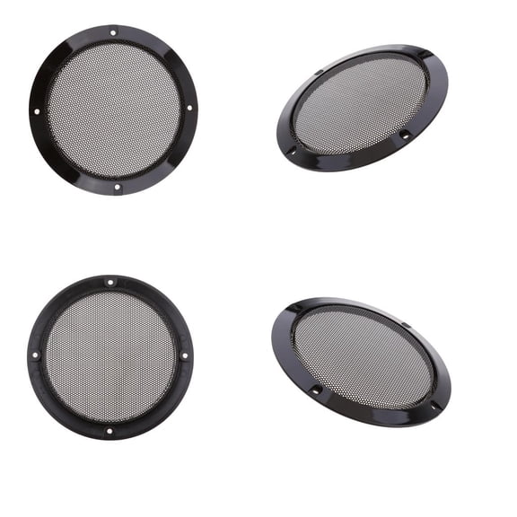 Wzmzjy 5 Inch Speaker Decorative Circle Sub Woofer Grill Cover Protective Film Mesh,