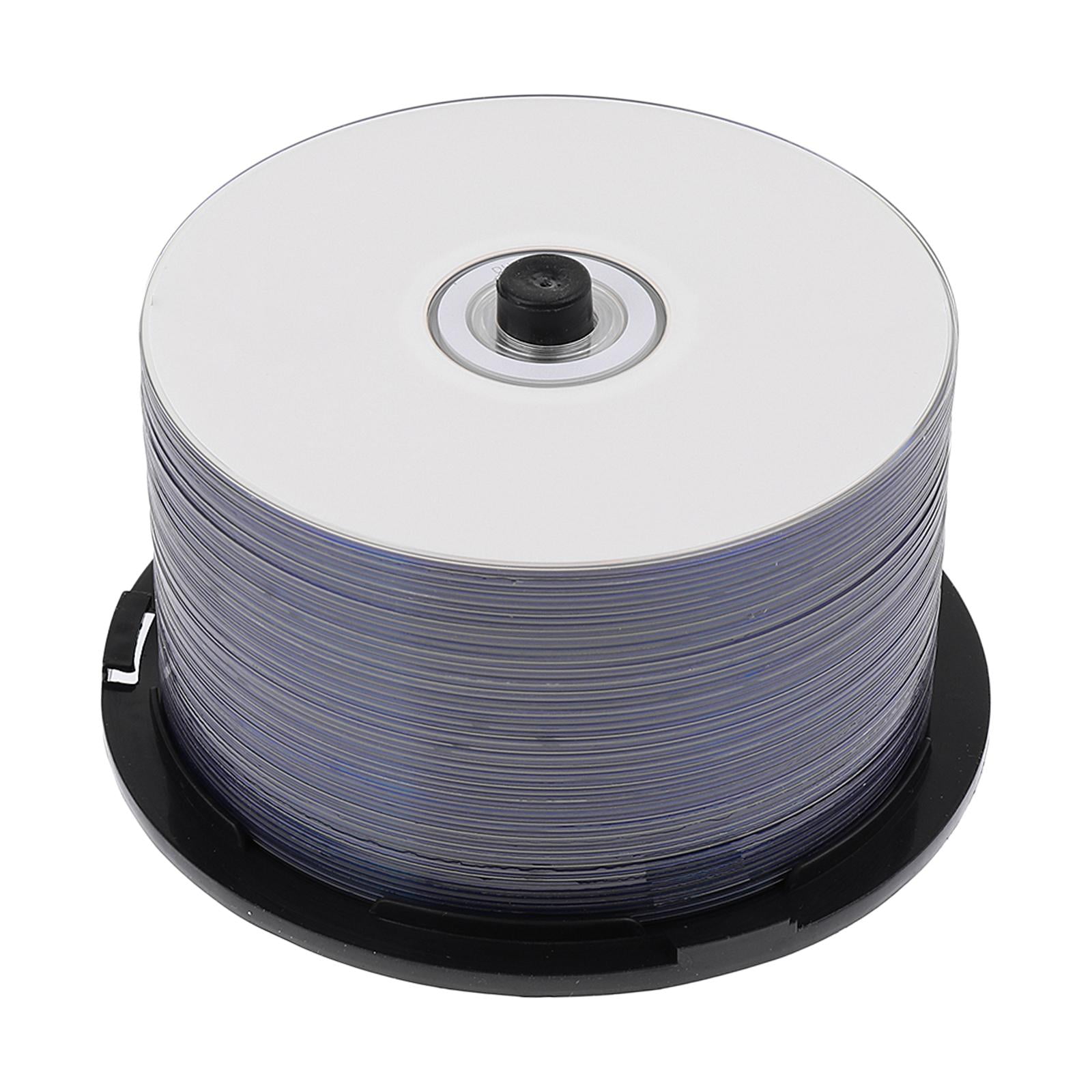 Wzmzjy 5Pcs Recordable Compact Discs Blank White Printable CD-R Discs 7 MB 8 Minute 16x and Music