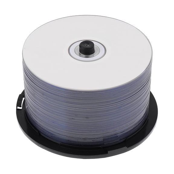 Wzmzjy 5Pcs Recordable Compact Discs Blank White Printable CD-R Discs 7 MB 8 Minute 16x and Music