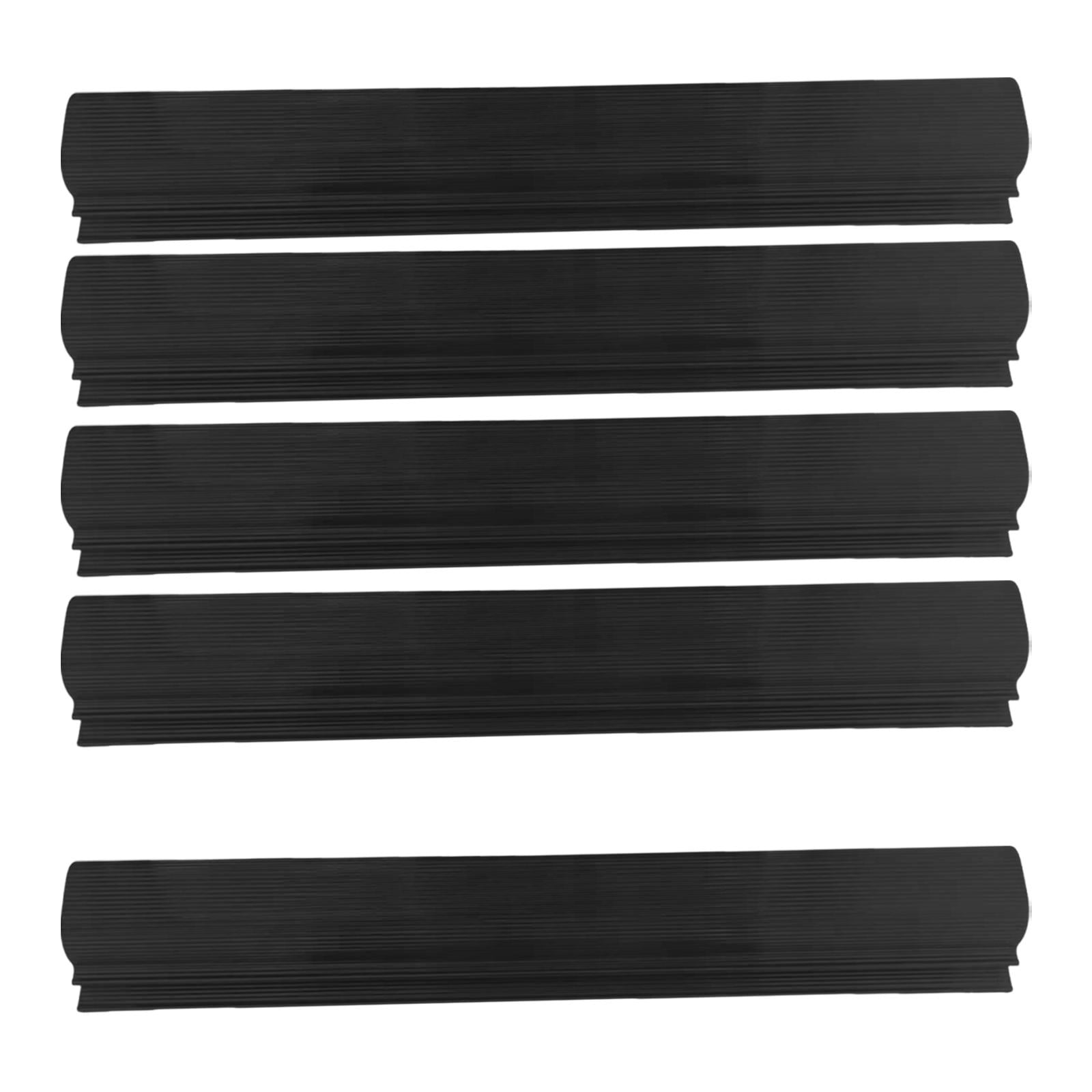 Wzmzjy 5Pcs Under Desk Cable Management Shelf Computer Desk Cord Holder for Bedroom Black