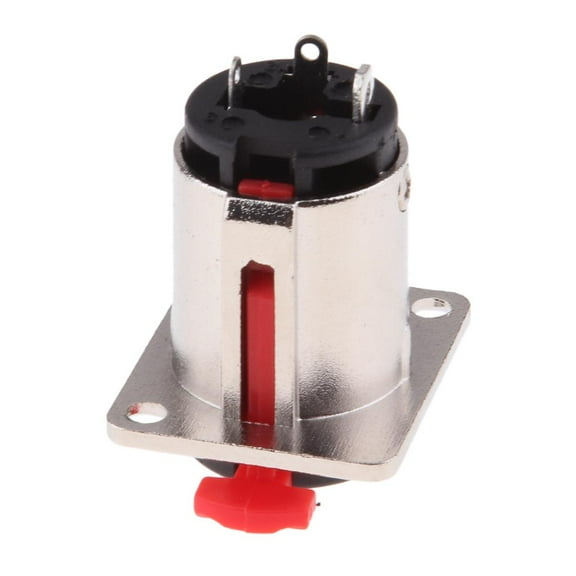 Wzmzjy 6.35mm 1/4 Inch Female Stereo TRS Audio Socket Connector Chassis Mount Kit