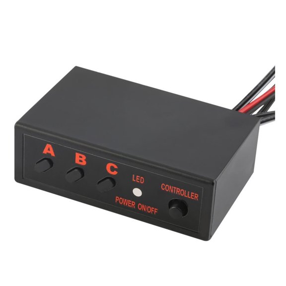Wzmzjy 6 Ways LED Strobe Flash Controller, Flasher Module 3 Different Flashing Methods,