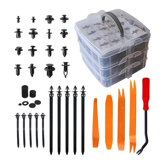 Wzmzjy 630Pcs Car Push Retainer Clips Rivets Bumper Auto Fasteners Assortment Fit for