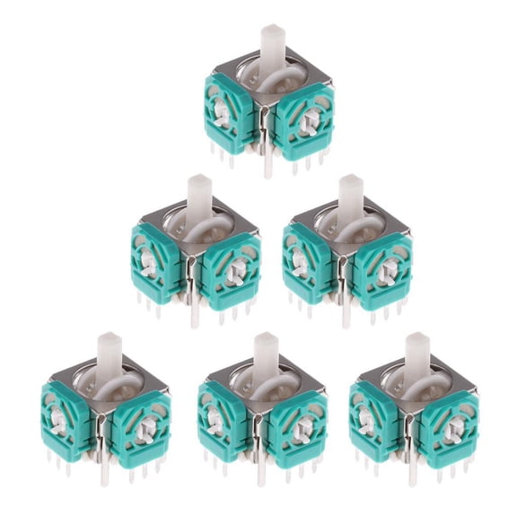 Wzmzjy 6Pcs Analog Stick Joystick For GameCube NGC Controller Video Game Accessories