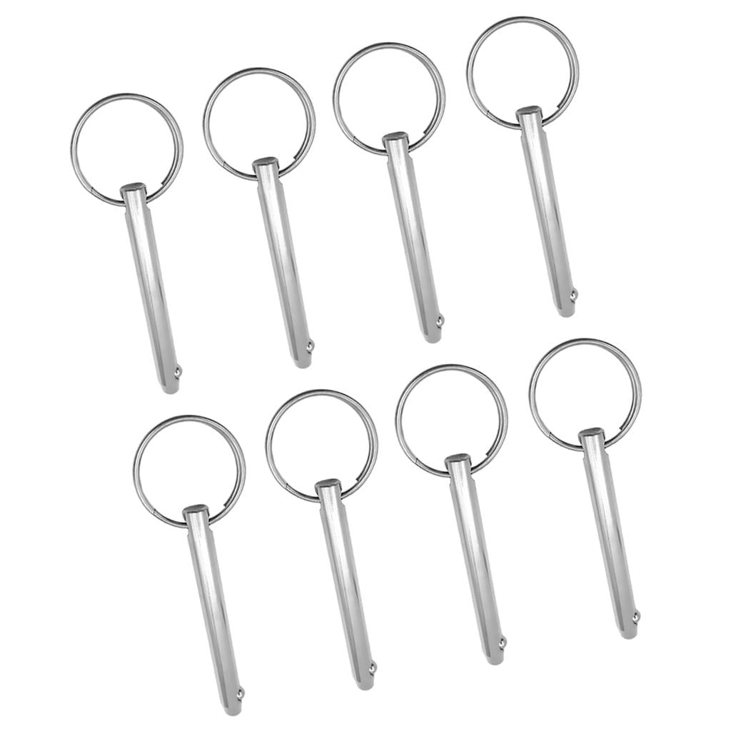 Wzmzjy 8pcs 5/16" Quick Release Pin for Bimini Top Deck Hinge 316 Stainless Steel