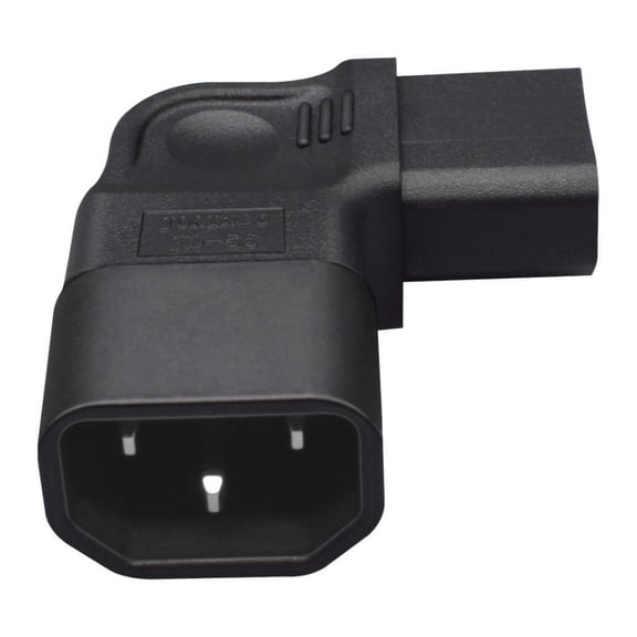 Wzmzjy AC Power Plug C14 to C13 Left Bending Design Electronics Accessories Lightweight