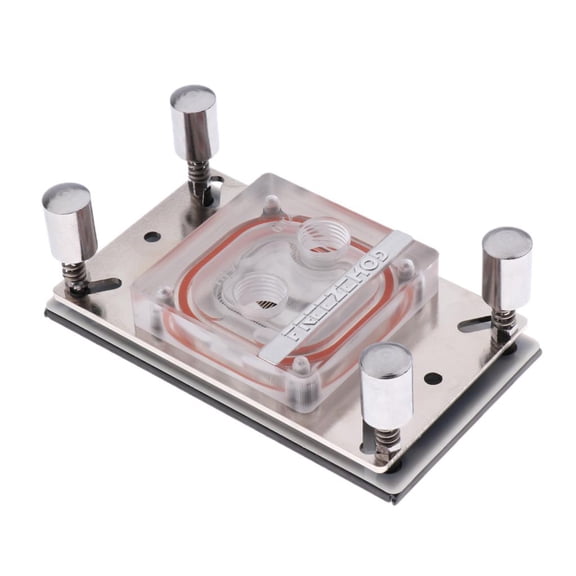 Wzmzjy Acrylic Stainless Steel CPU Computer Water Cooling Block for AM2 / AM3 / AM3+ /