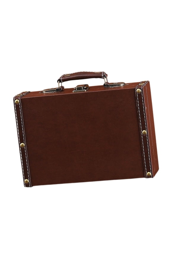 Antique Suitcase Retro Treasure Chests Suitcase Chest for Home Wedding Girls Large