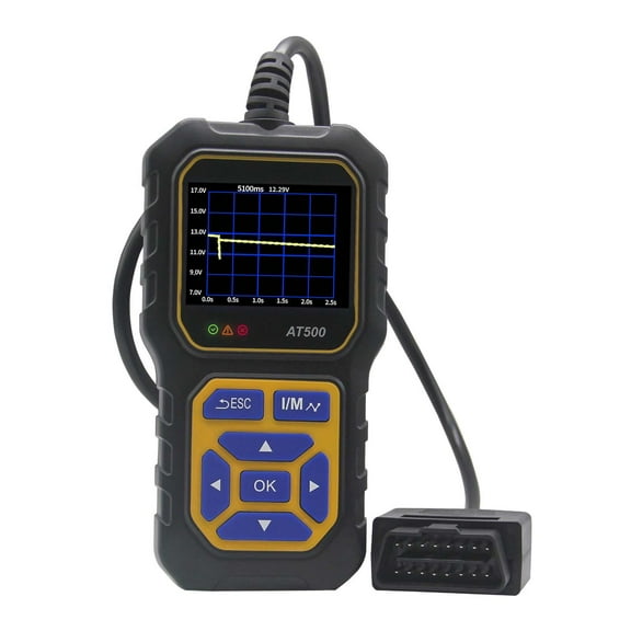 Wzmzjy Automotive OBDII Code Reader OBD2 Scanner Car Check Engine Fault Diagnostic Tool blue