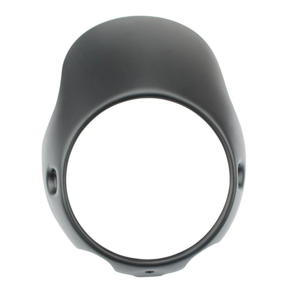 Wzmzjy Black Motorcycle Retro Cafe Racer Style 8" Headlight Fairing Windshield Screen Protector Kit Universal Ornamental