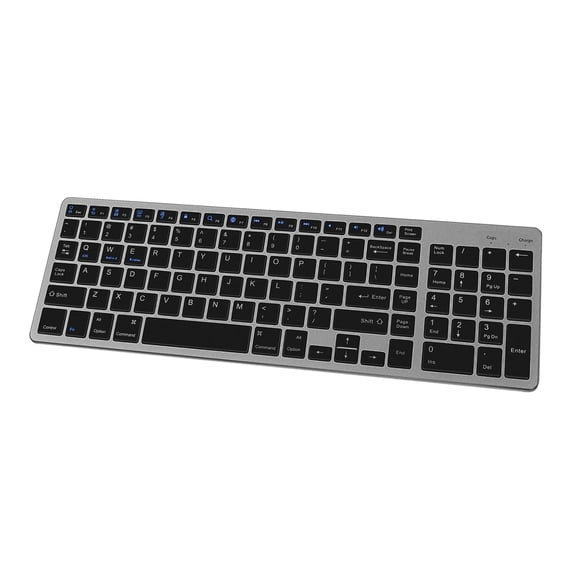 Wzmzjy Bluetooth Wireless Keyboard for Windows IOS Android Laptops - black, black D