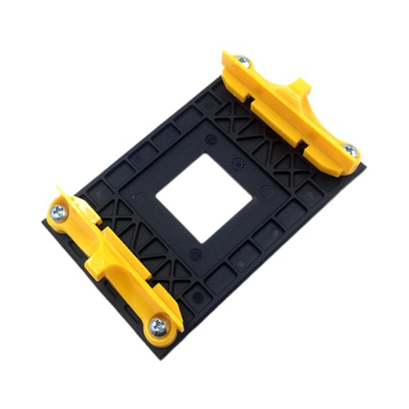 Wzmzjy CPU Cooler Bracket Heatsink Fan Stand Base Mount Bracket Holder Maintenance Yellow