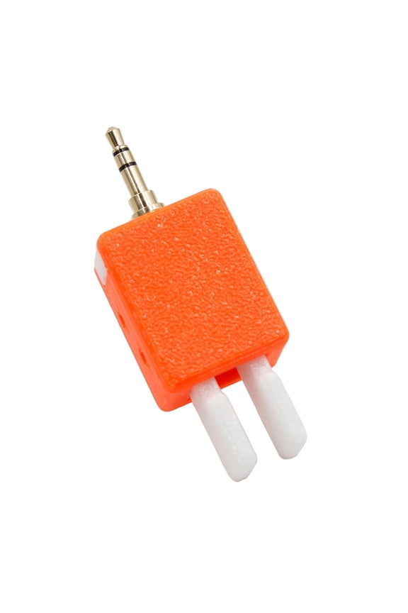 CW Key Adjustable Finger Strength Morse Code Multifunctional Mini Practical Wear Orange