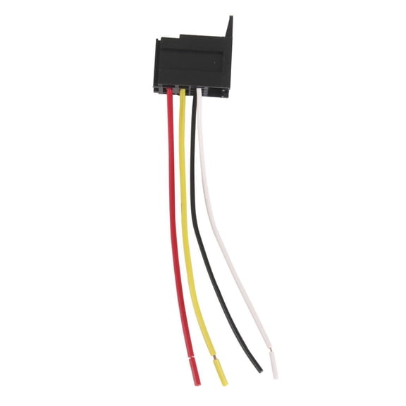 Wzmzjy Car 12V 12 Volt DC 30A AMP Relay Harness Socket Connectors 4-Pin 4Wire Prong