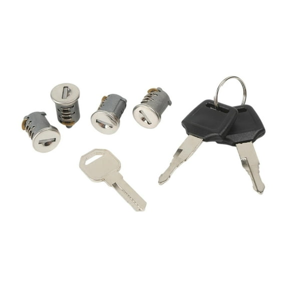 Wzmzjy Car Roof Rack Lock Core Kit Roof Cargo Lock with Key Multifunction Rustproof Car Type A