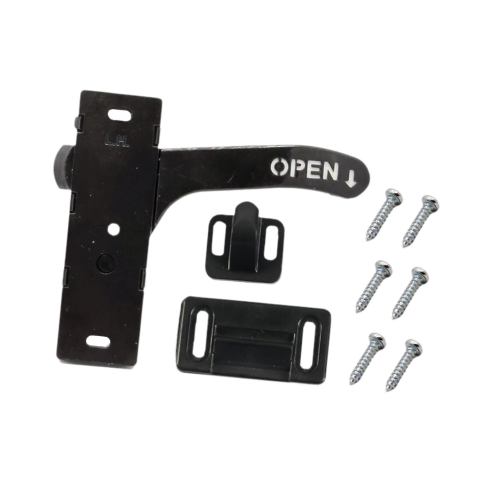 Wzmzjy Car Screen Door Latch Set Heavy Duty Easy Installation RV Accessories for Inside Left handle