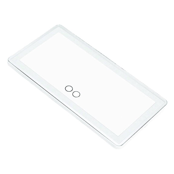 Wzmzjy Car Visor Vanity Mirror Rechargeable Utility for Car Truck SUV Auto Accessories White