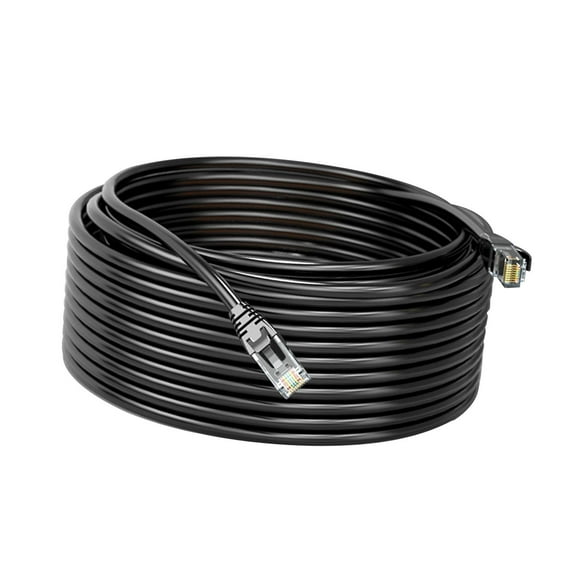 Wzmzjy Cat6E Ethernet Cable Gigabit Easy Installation Internet Cable Durable High Speed 20m