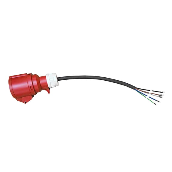 Wzmzjy Cee 16A 5 Pin Coupling Adapter Cable Connector 50 cm Electric Car Accessory High