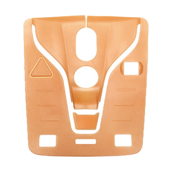Wzmzjy Central Control Button Mat Central Control Panel Button Sticker ,Car Accessories Brown