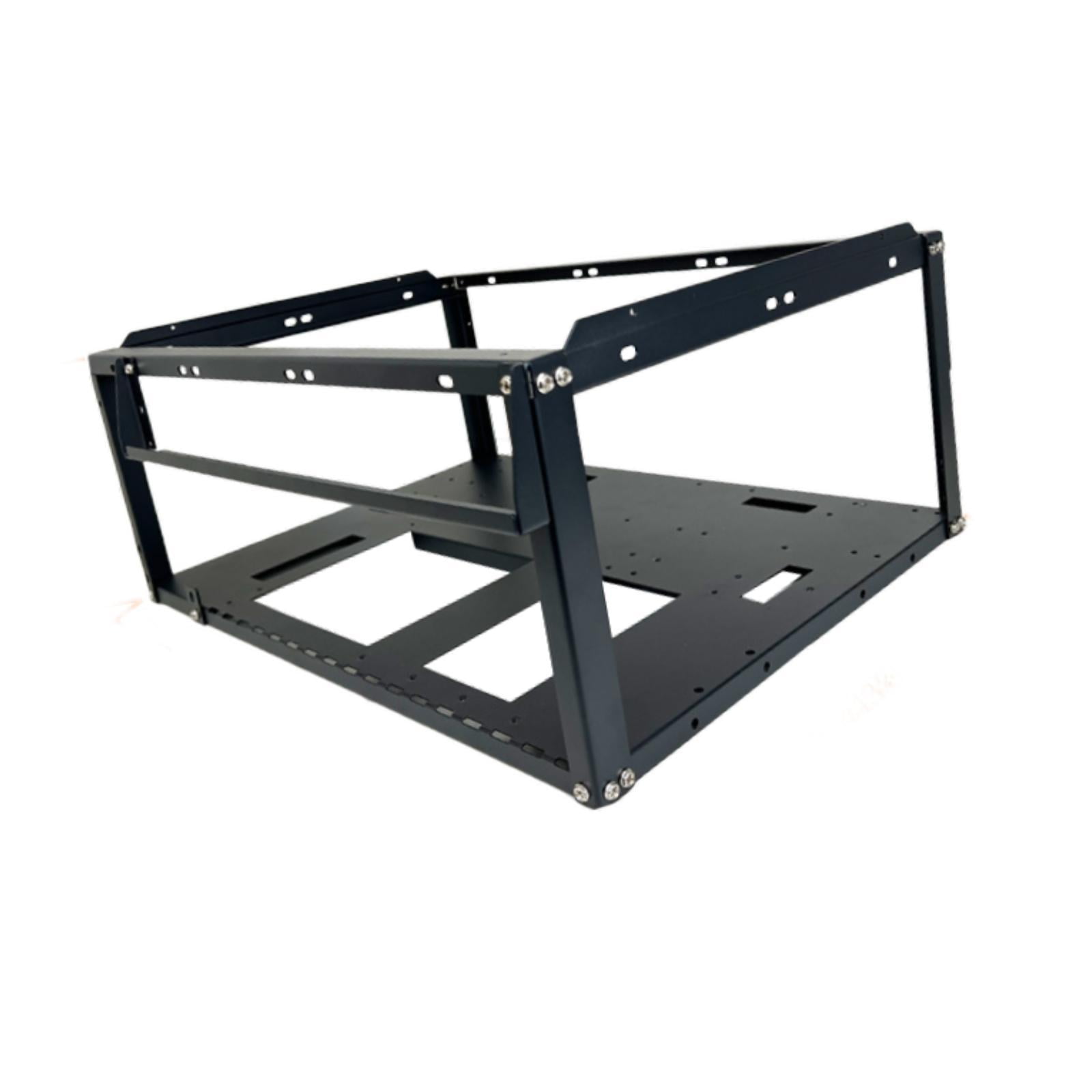 Wzmzjy DIY Gaming Computer Case Stackable Rack for EATX/ITX Motherboards Portable Easy