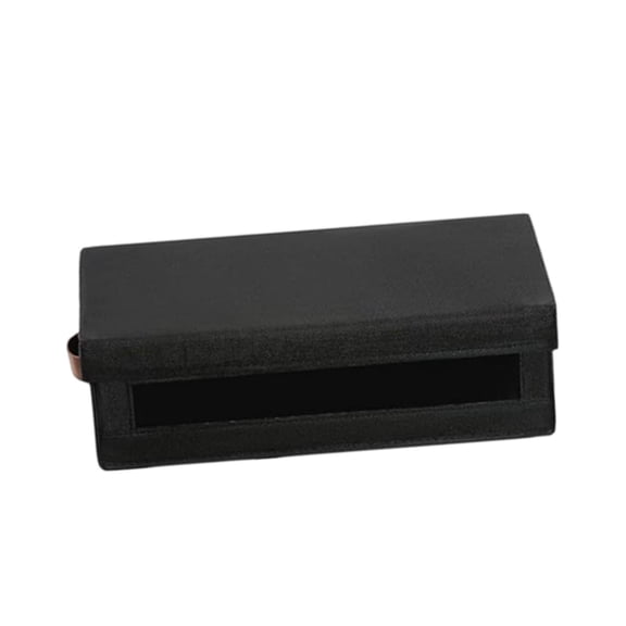 Wzmzjy DVD Storage Box Stackable with Lid and Handles Practical with Visible Window